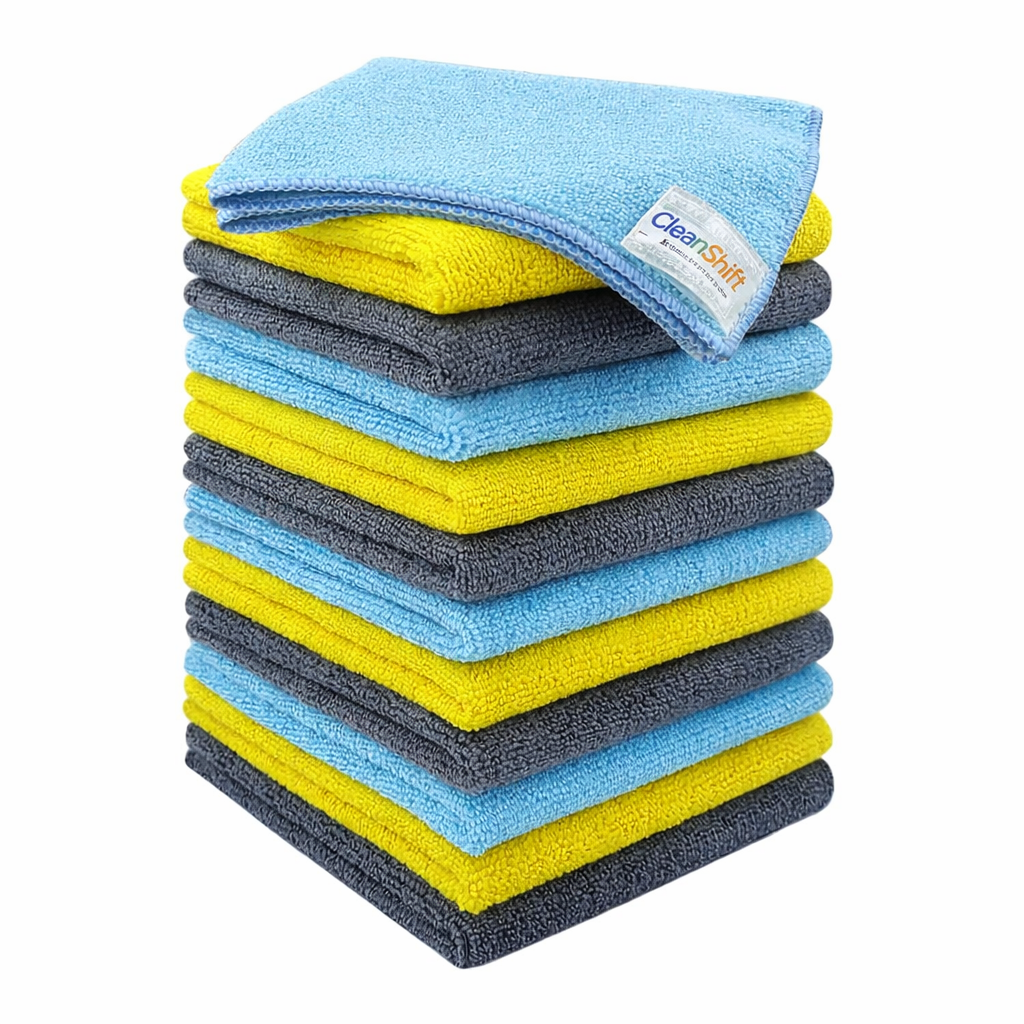CleanShift Microfiber Cleaning Cloth Pack of 12